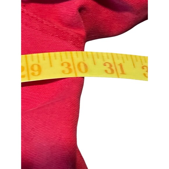 J. Peterman Co. Vintage Red Cotton Leather Trim  Barn Coat Work Wear Jacket XL - Picture 3 of 7